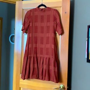 Roolee XS MIDI Dress Burnt Orange